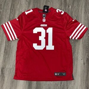 Nike 49ers Mostert “On Field” Jersey - Size XL - NWT!